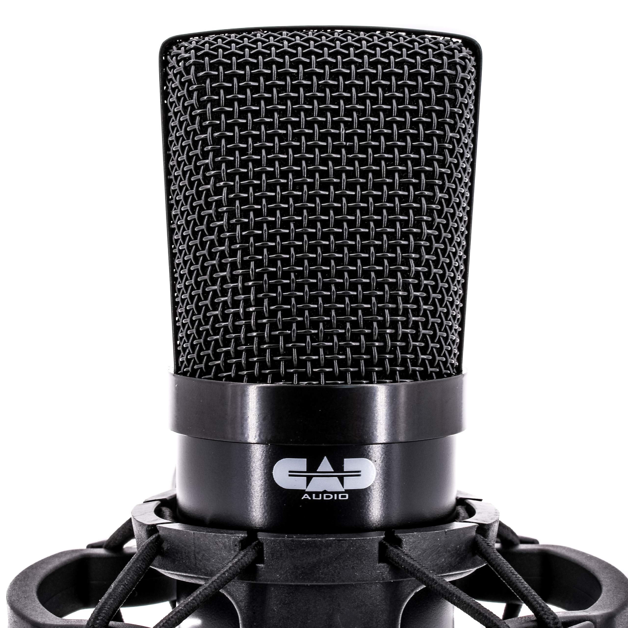 CAD Audio GXL1800 Large Format Side Address Condenser Microphone- Perfect for Studio, Podcasting & Streaming, Black